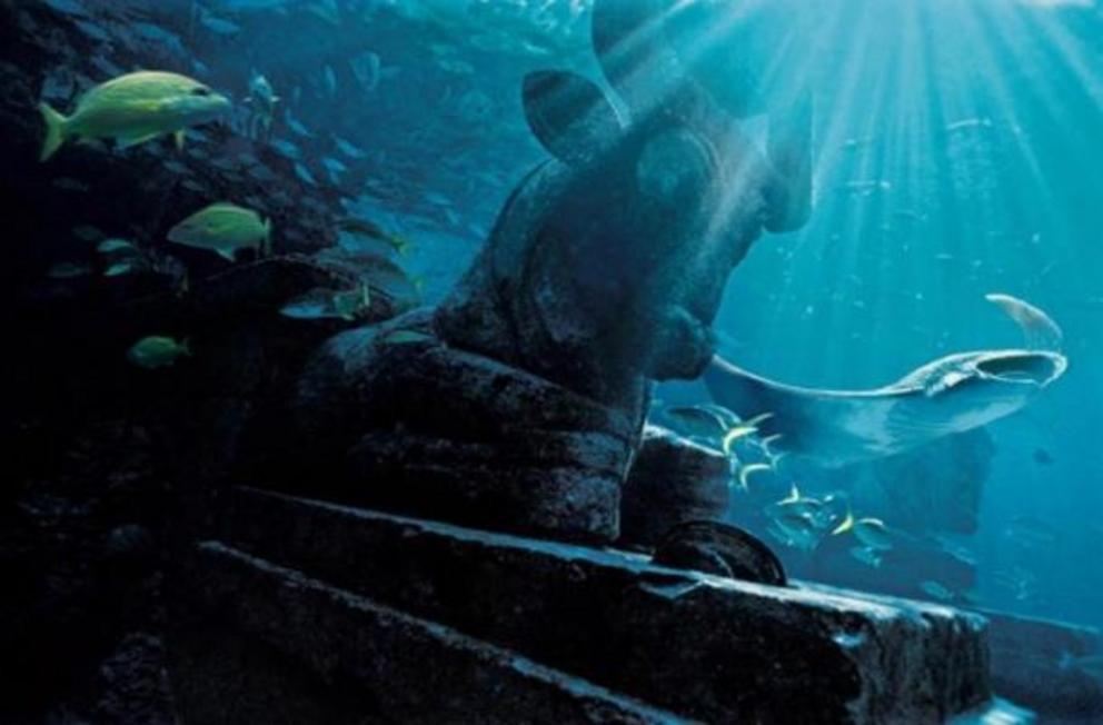 Underwater ruins, representational image.