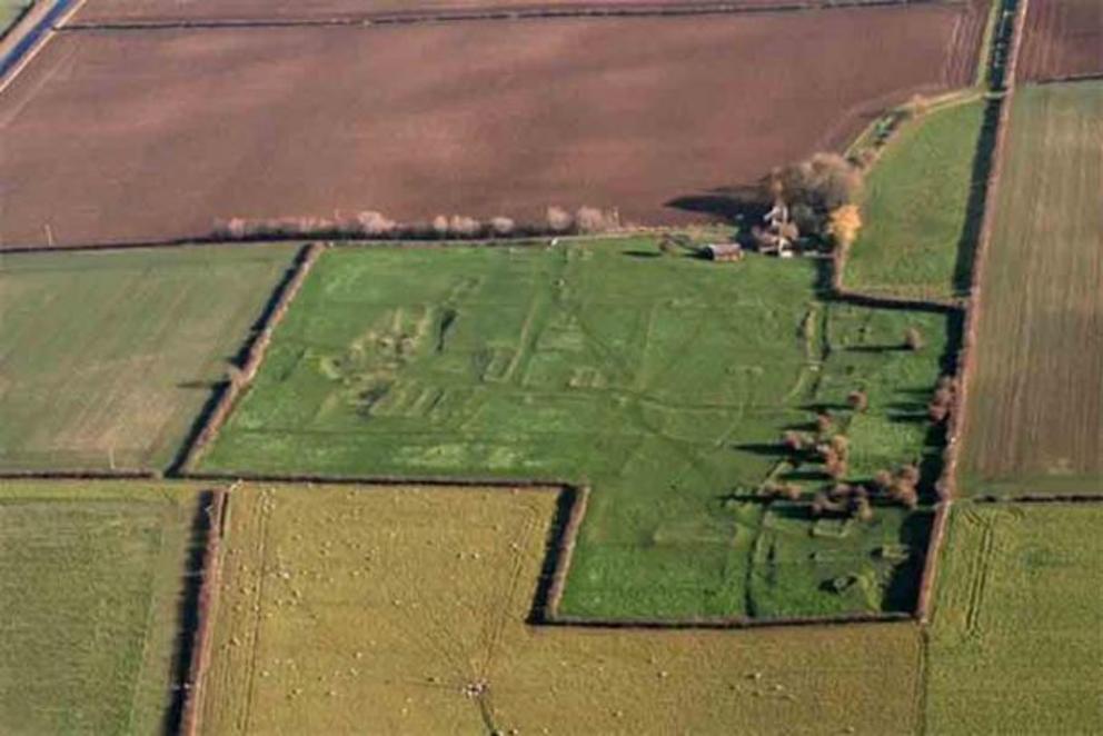 Nothing remains of the village but impressions on the landscape