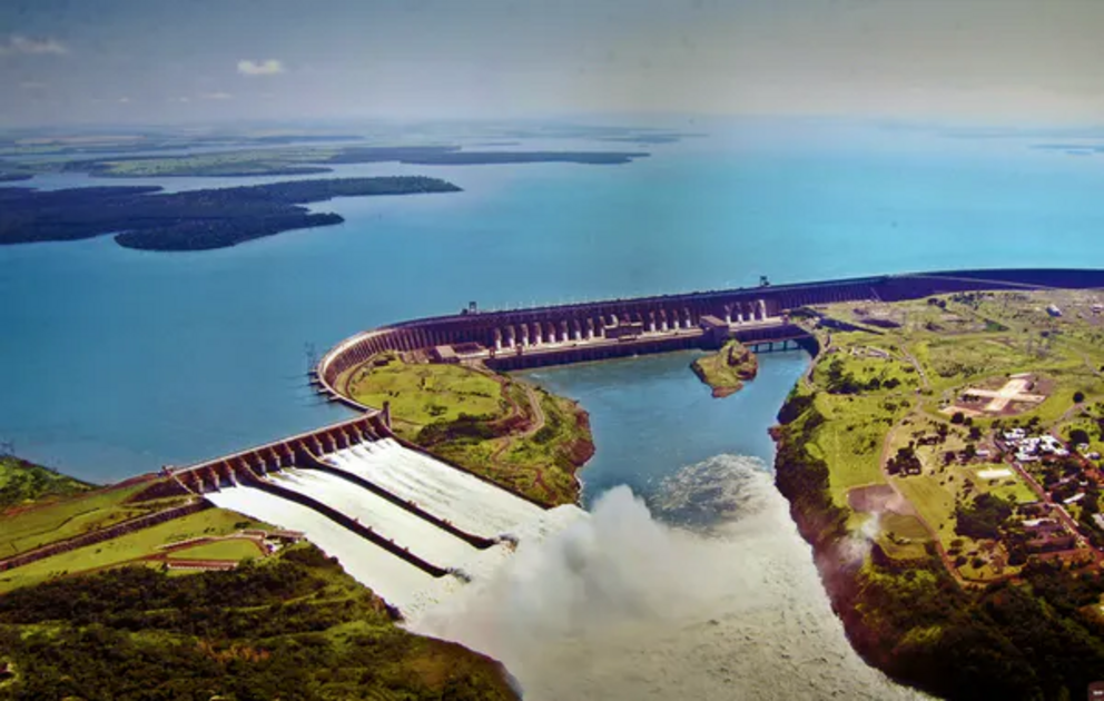 Itaipu Dam, on the Paraná River.
