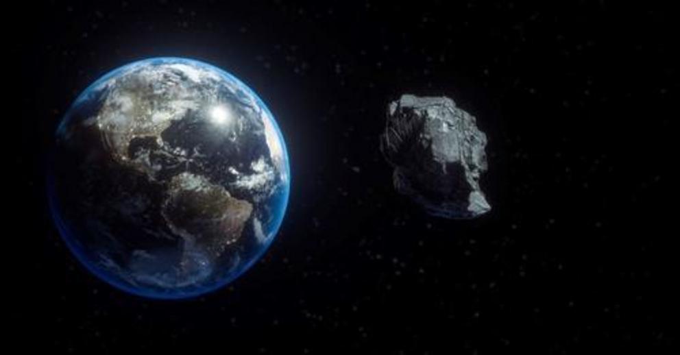  LiveScience      Home News Science & Astronomy   Asteroid the size of the Great Pyramid of Giza just flew (safely) by Earth  By Jeanna Bryner 1 day ago  3D illustration of an asteroid flying past Earth. 3D illustration of an asteroid flying past Earth. (