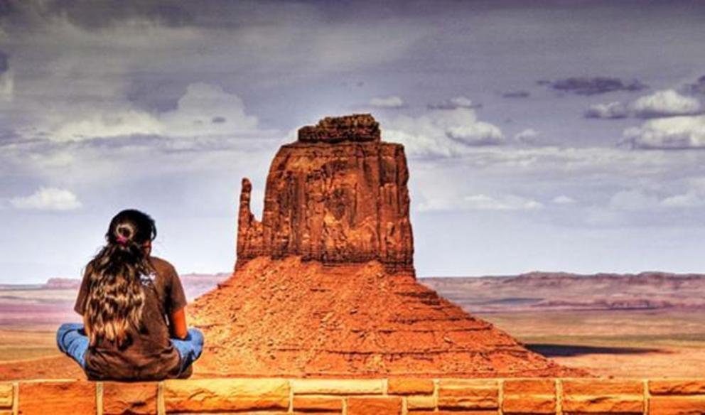 Navajo Girl, Navajo Reservation, Window Rock, Arizona