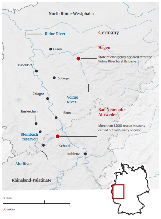 Deadly floods hit western Germany