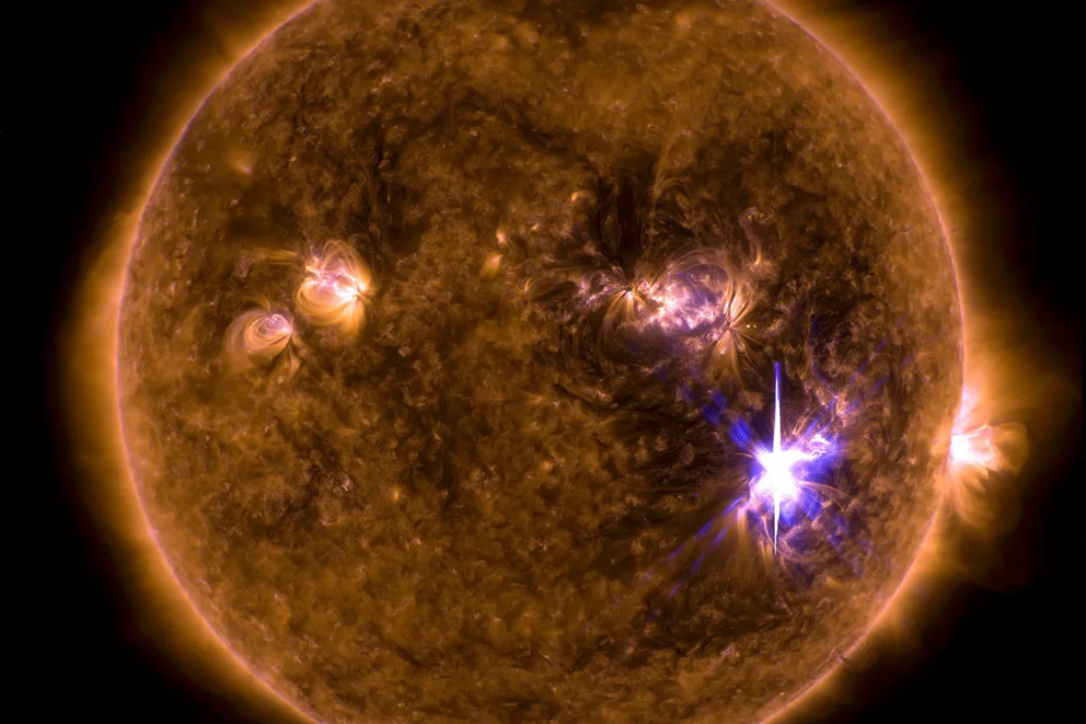 View of a September 2017 X-class solar flare.