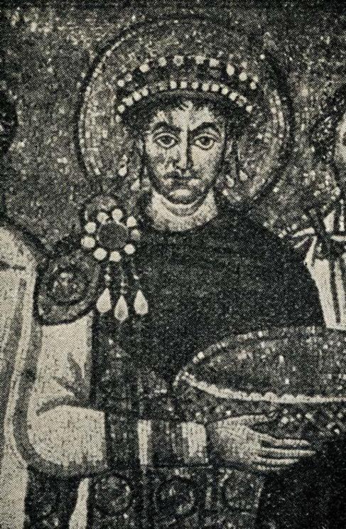 Emperor Justinian I, the Byzantine emperor who bankrolled the attempt to take Italy from the Goths and make it part of the East Roman Empire again.
