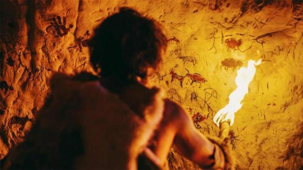 Neanderthals did indeed manipulate fire, their tool-construction methods were very sophisticated, they had music, art, culture, and of course, they could verbally communicate.