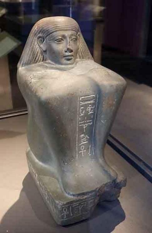 Schist was a popular choice for funerary carvings through Ancient Egypt