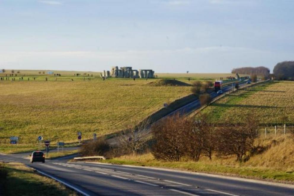 The Stonehenge tunnel would supposedly help ease traffic in the area.