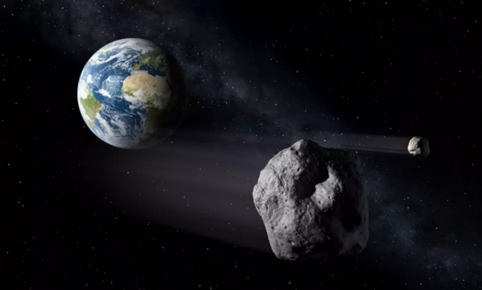 Asteroid Apophis will fly very close to Earth, but won't hit us for at least 100 years. (Image credit: ESA - P.Carril)