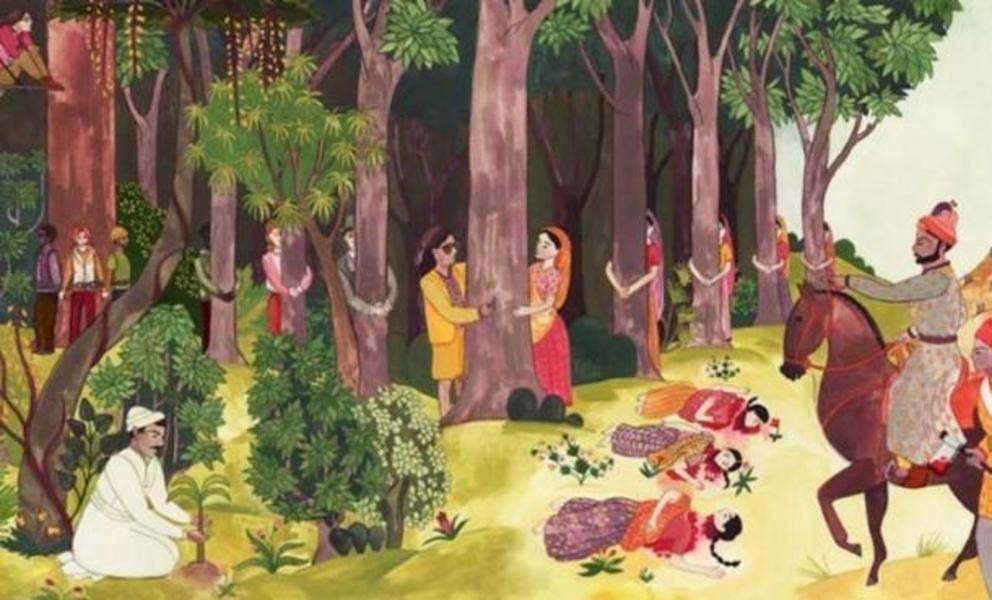 Tree huggers were a celebrated part of India’s Khejarli massacre of 1730. These trees were sacred to the Bishnoi people, a Hindi religious sect who inhabited the Rajasthani desert.