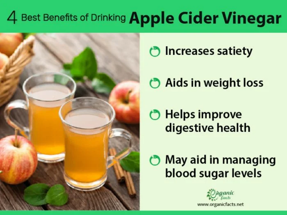 Apple cider vinegar is a type of vinegar made from ripe, freshly crushed, apples.