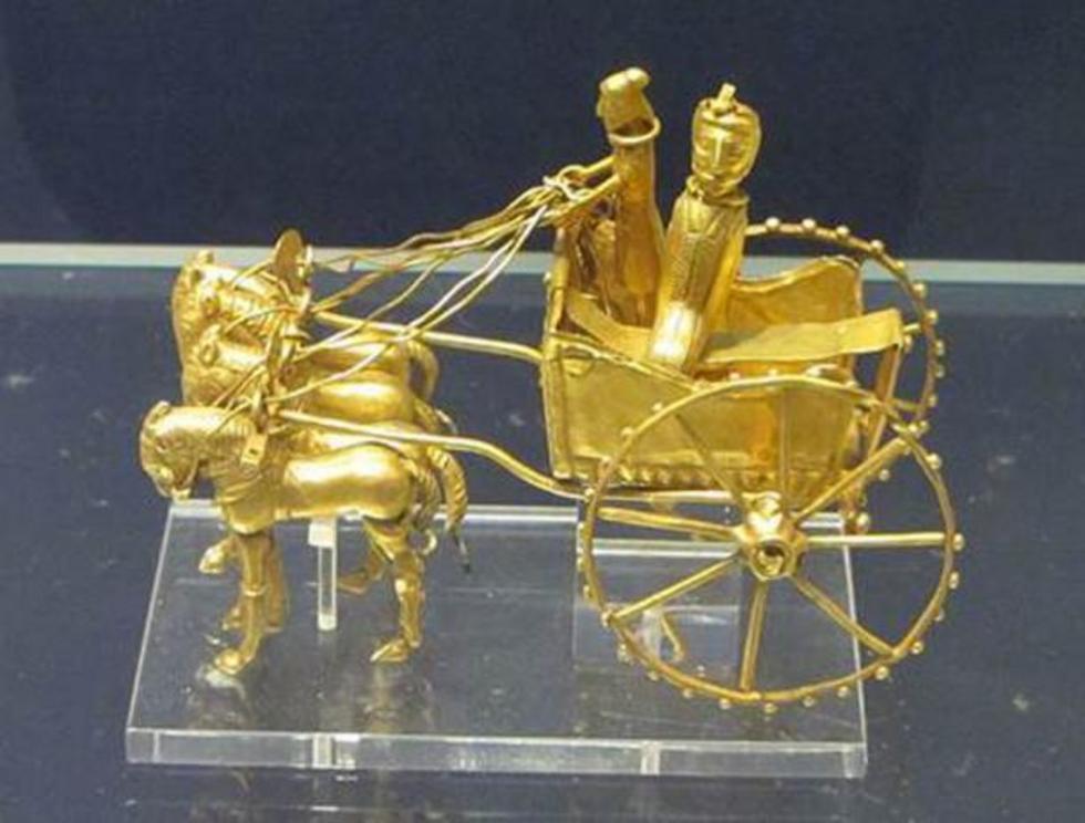 Later chariot model recovered from the Oxus River region
