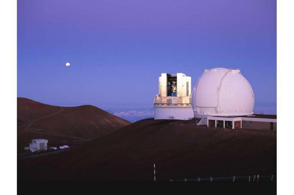 Subaru Telescope and Keck Observatory on Maunakea. 