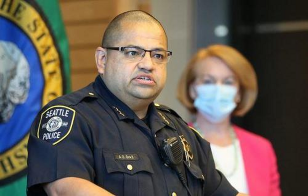 Interim Seattle Police Chief Adrian Diaz