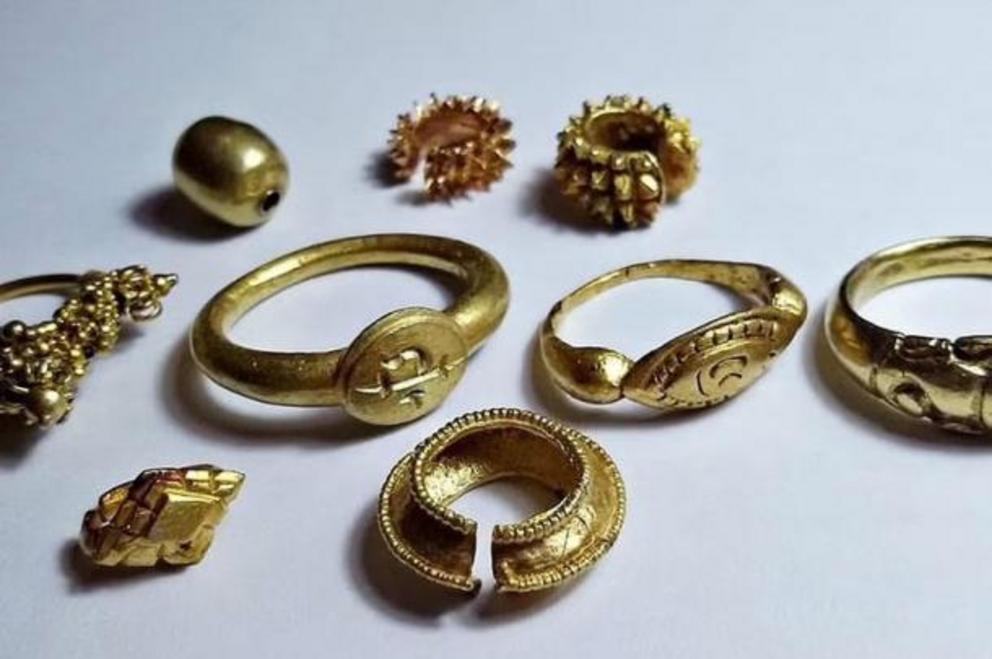 A treasure haul of golden rings which could be evidence that Palembang is the location of the fabled Island of Gold.