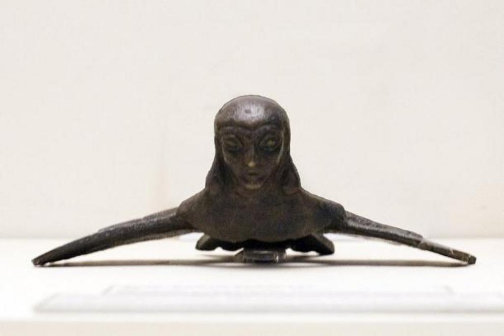 Bronze figurine of the winged Urartian goddess Tushpuea.