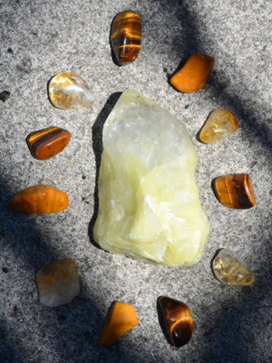 Charge your yellow gemstones in the sun to magnify their energy!