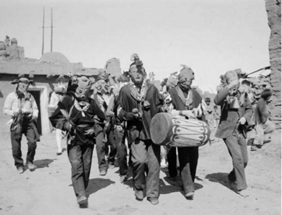 Kachina procession. 