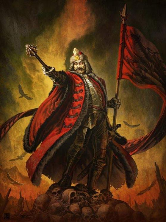 An artist’s depiction of Vlad the Impaler as Dracula. While most people have heard of Dracula, the story of Carmilla actually came first.