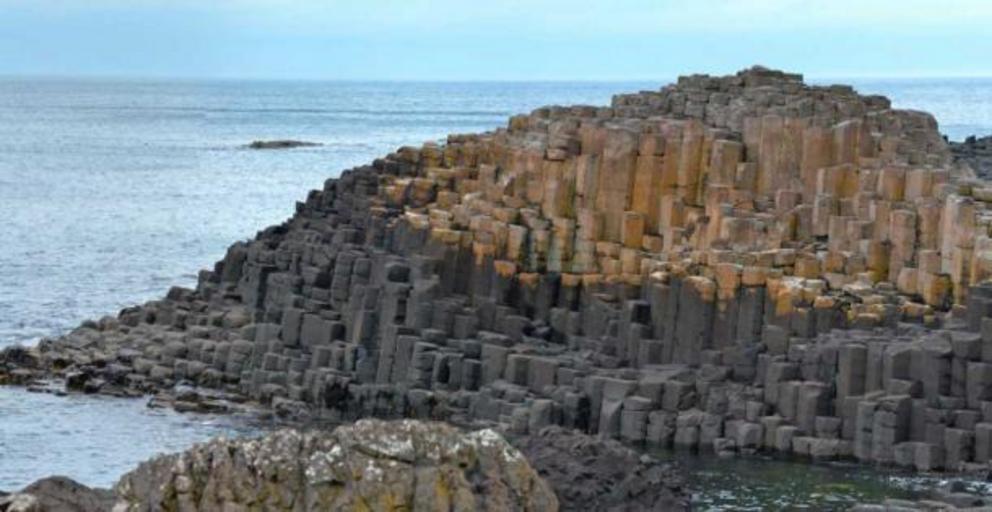 According to myth, the Giant’s Causeway in Northern Ireland was created by the giant Benandonner destroying his steps as he fled back to Scotland