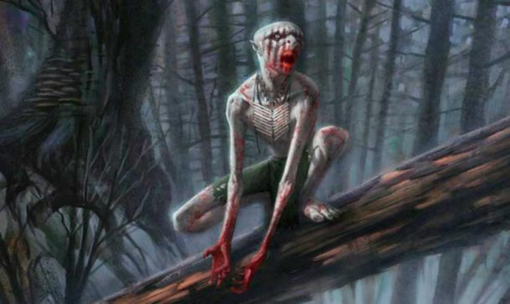 Have you ever asked yourself “what is a Wendigo,” this is a depiction of one.