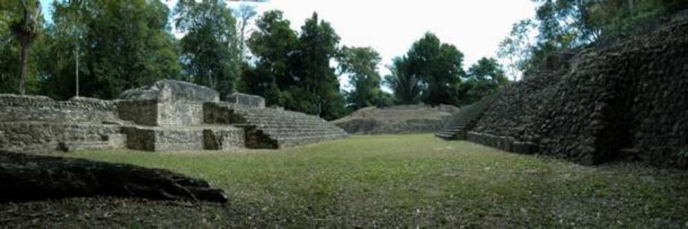 The southern acropolis of Caracol.