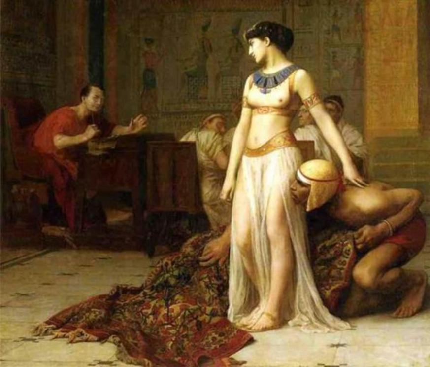 Cleopatra and Caesar (1866), a painting by Jean-Léon Gérôme