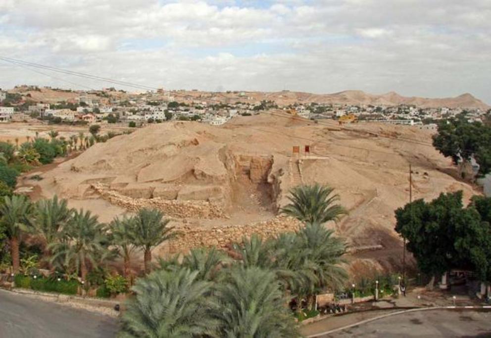 The site of Jericho, known as Tel es-Sultan, in Palestine.