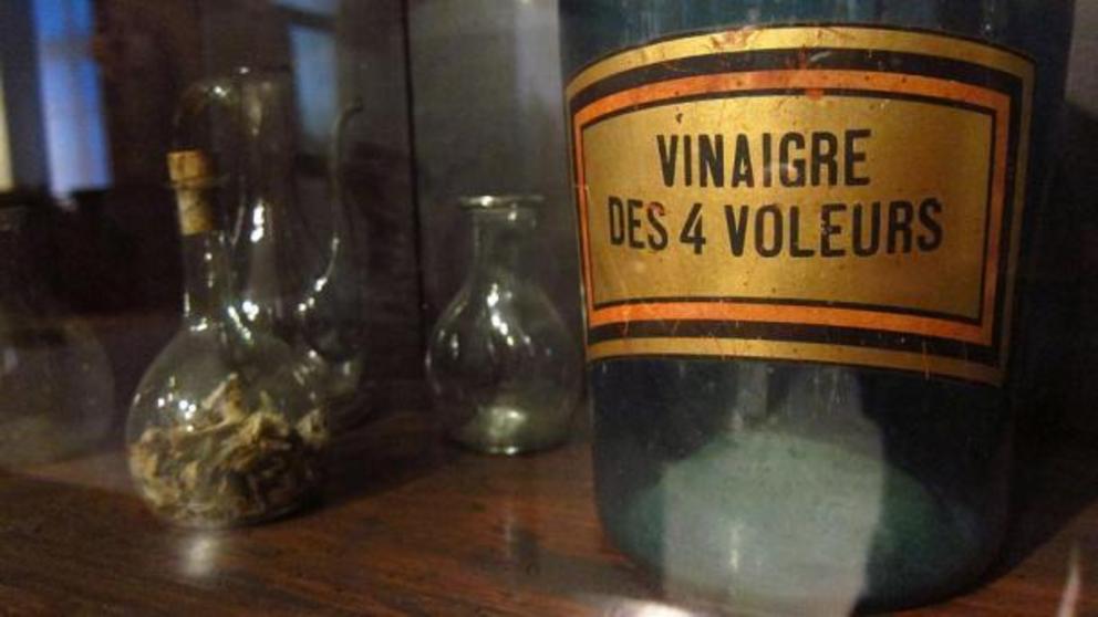 Vinegar potions became popular in Europe from a gang of thieves that swore by them, and vinegar is actually helpful!