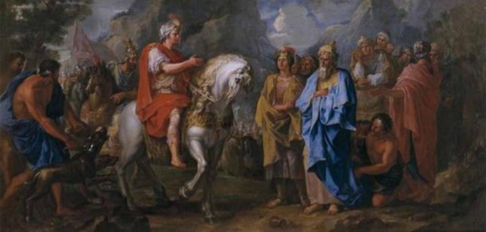 Cyrus interrogates the king of Armenia by Noël Coypel, Museum of Grenoble