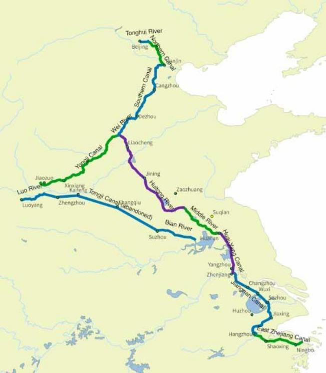 China’s Grand Canal during the Sui and Tang dynasties.