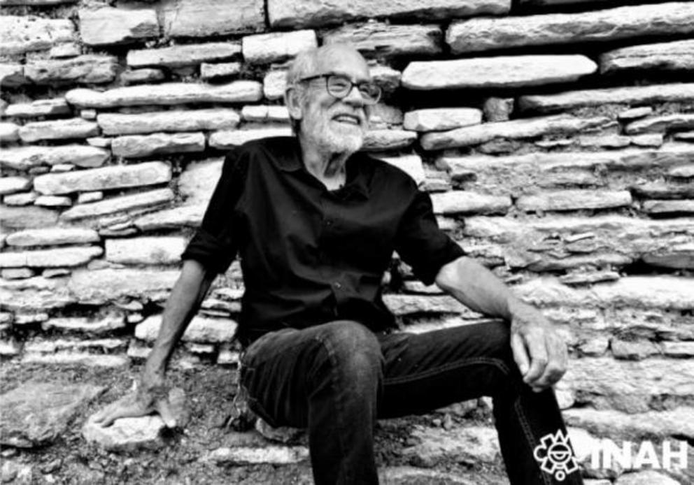 Archaeologist Juan Yadeun Angulo at the Tonina site.