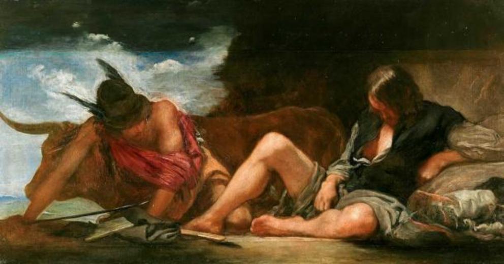 Argus and Hermes, as Mercury, by Diego Velázquez.