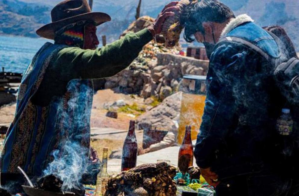 Bolivian shamanic ritual