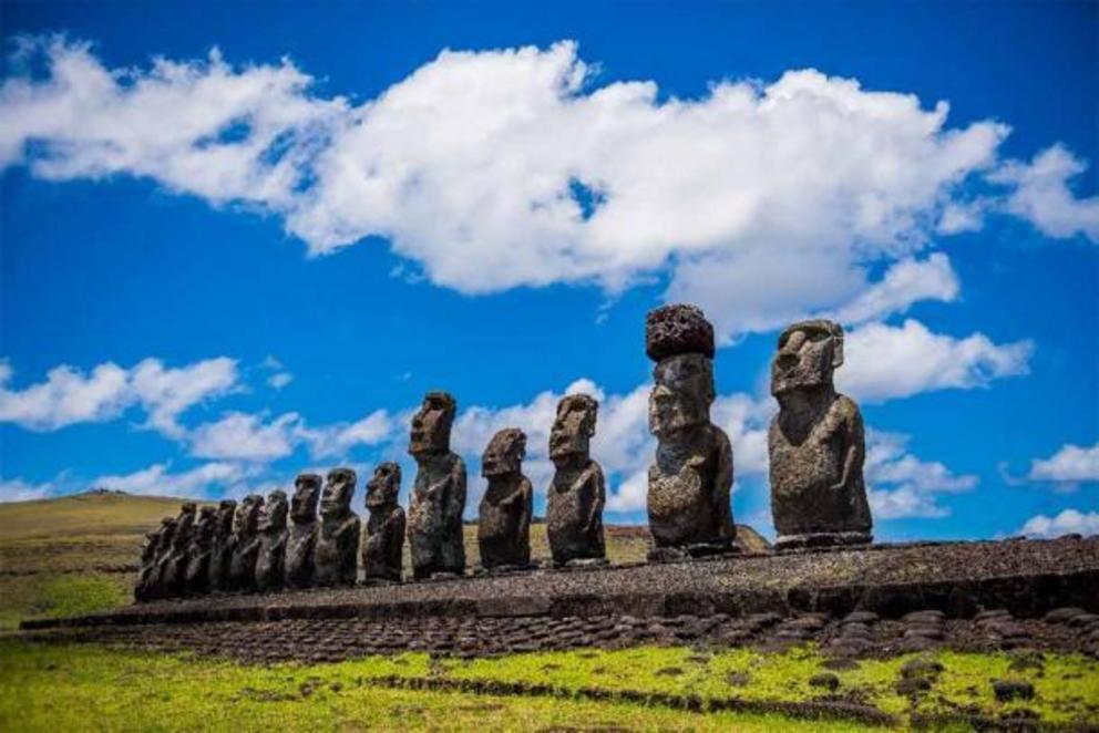The mysterious Moai monoliths are all that remain of the Rapa Nui civilization