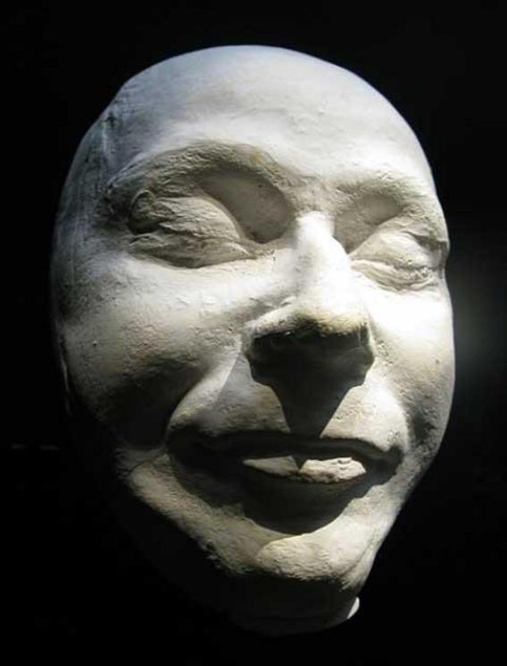 Death mask of Heinrich Himmler in the Imperial War Museum in London. Heinrich Himmler  was a SS Nazi Chief and one of the main architects of the Holocaust. He was one of the most powerful men in Nazi Germany and set up and controlled the Nazi concentratio