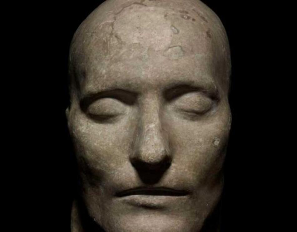 Death mask of Napoleon Bonaparte. One of only two plaster death masks of Napoleon Bonaparte remaining in private hands. The death mask was made by surgeon Francis Burton of Britain’s Sixty-Sixth Regiment of Foot on May 7th, 1821, two days after Napoleon’s