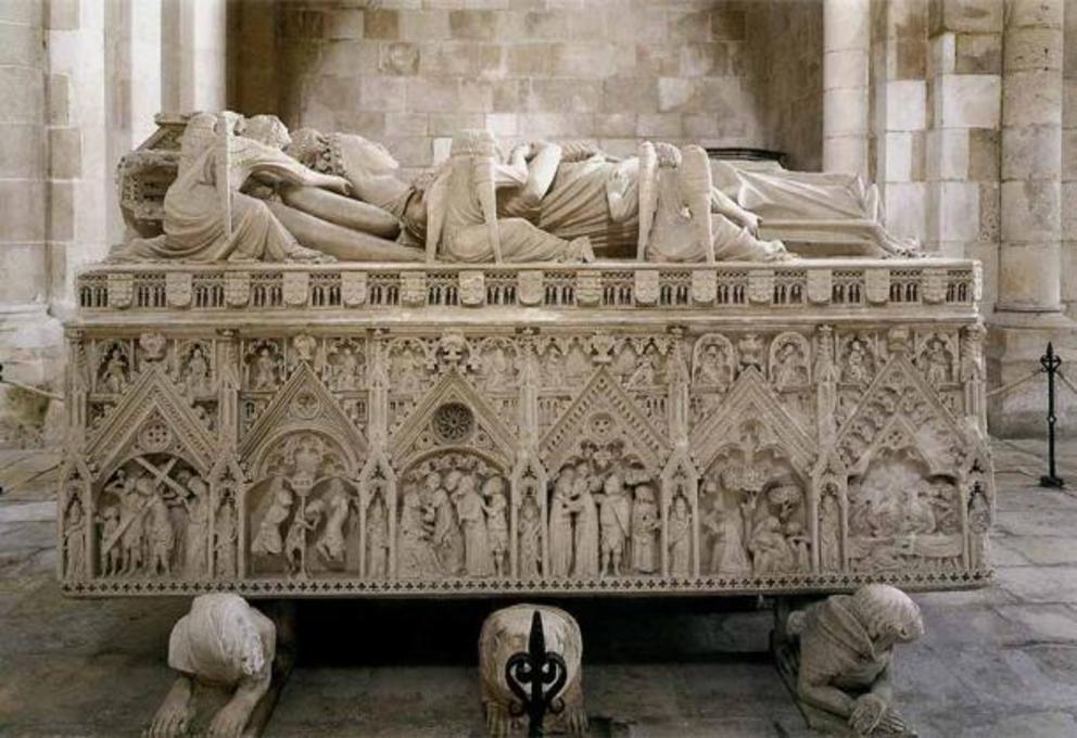 Sarcophagus of Pedro I, 1360-67 AD, White limestone