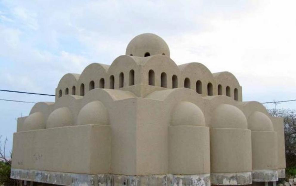 A model of what historians believe Hisham’s Palace looked like.