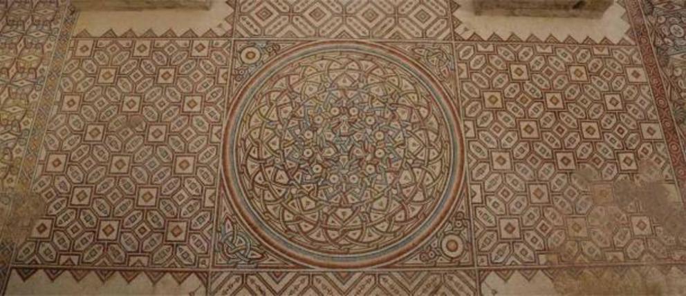 The intricate 8th century mosaics of Hisham’s Palace are gorgeous views into early Islamic art