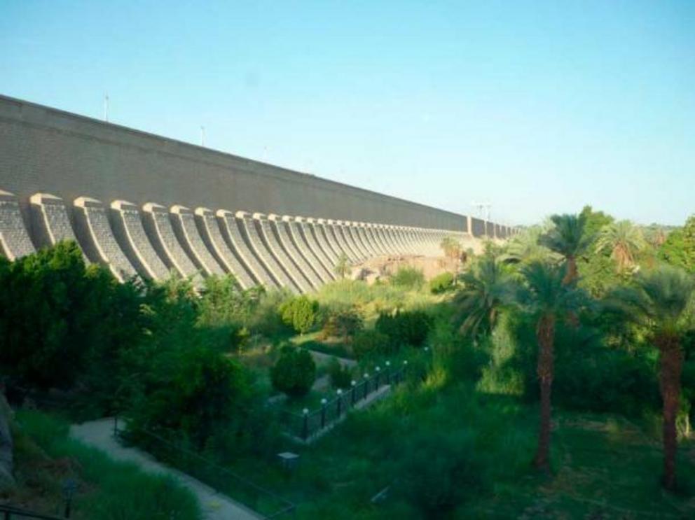 The Aswan Low Dam in Faiyum Oasis has helped the area remain the garden of Egypt