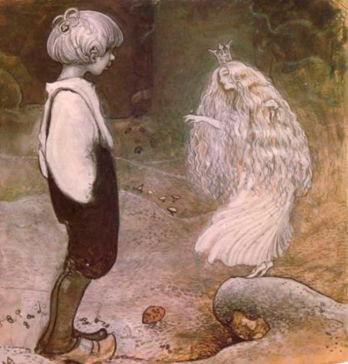 The Boy and the Elf, 1907 illustration by John Bauer