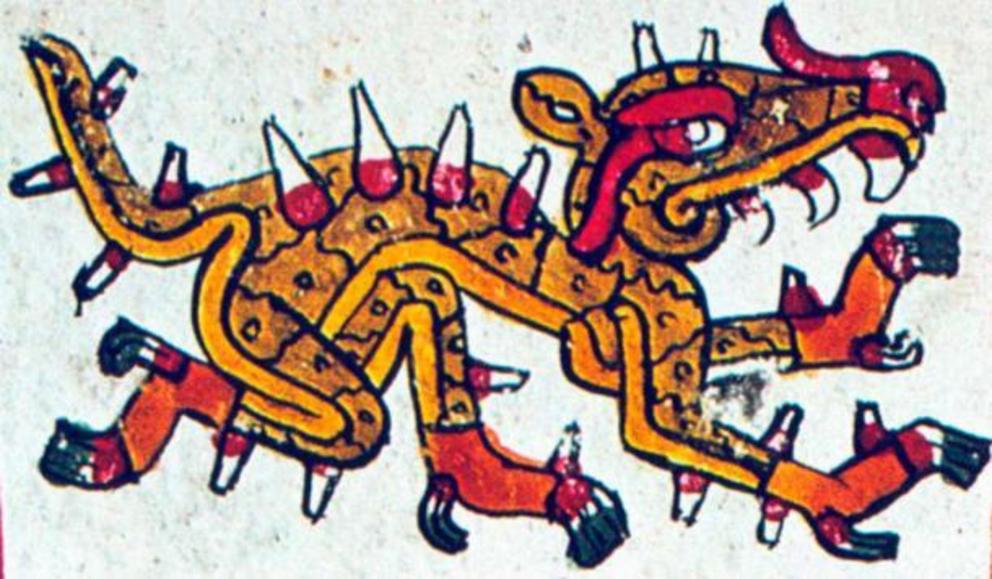 Cipactli is one of the mythical creatures from Aztec legends.