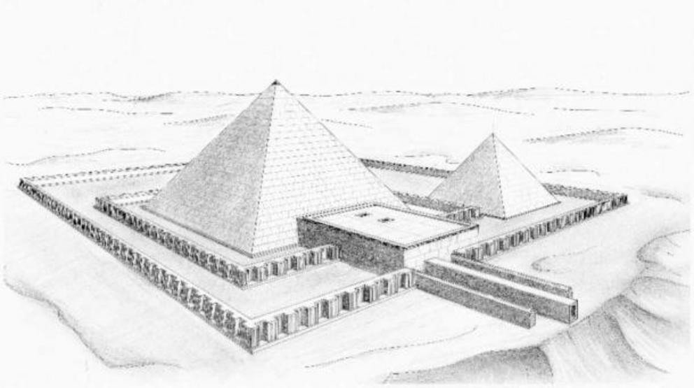 The Pyramid of Khendjer is the only pyramid known to be completed in the Thirteenth Dynasty. Although it’s ruins today, archaeologists have reconstructed its plans