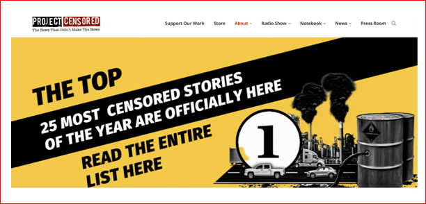 ‘Project Censored’ List: Top 25 Most Censored News Stories Of The Year ...