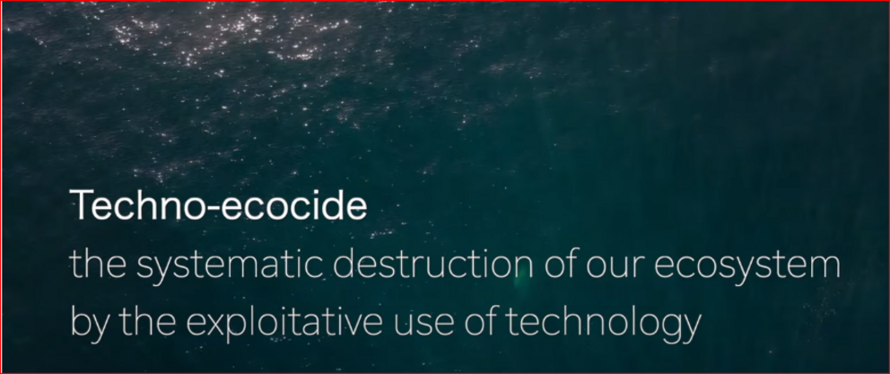 Techno-ecocide is a term coined by Kate Kheel of Safe Tech International. Image source: Protecting our Oceans and the Environment from 5G and Sonar Wireless Radiation (1) Protecting our Oceans and the Environment from 5G and Sonar Wireless Radiation – You