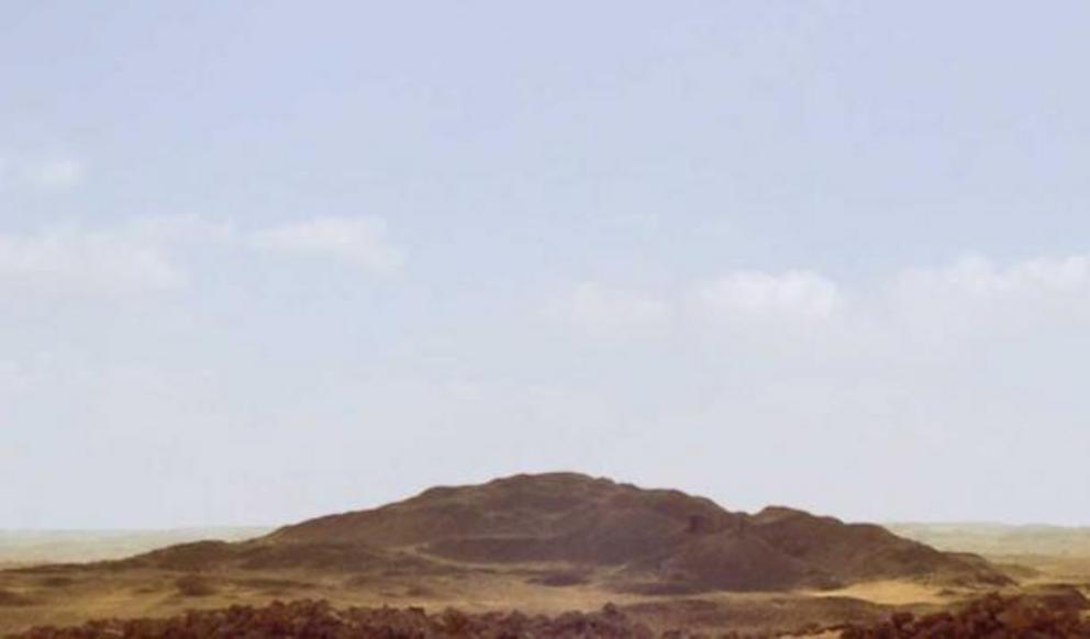 The Pyramid of Merenre in Saqqara is mostly in ruins, difficult to reach, and closed to the public. Photo from the 1990s