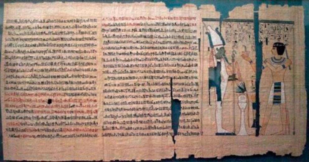 Part of the Book of the Dead of Pinedjem II.