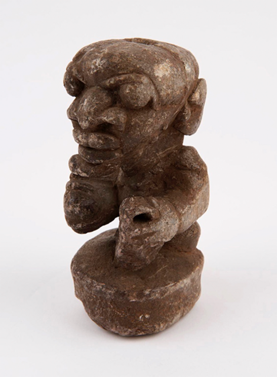 Carved Nomoli figure from Sierra Leone.