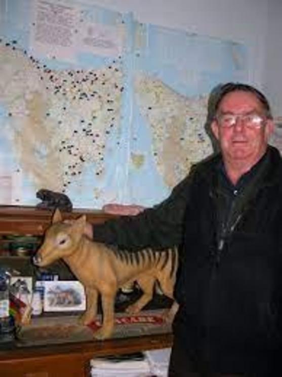 Col Bailey, who has investigated thylacine sightings for most of his life, is one of 78 contributors to the new book.
