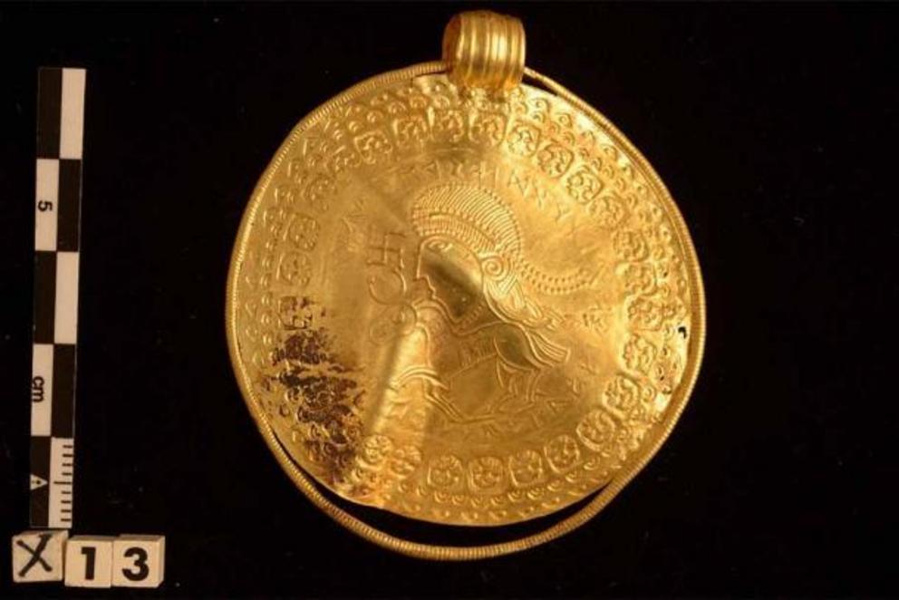 The bracteate or medal bearing the runes ‘He Is Odin’s Man’